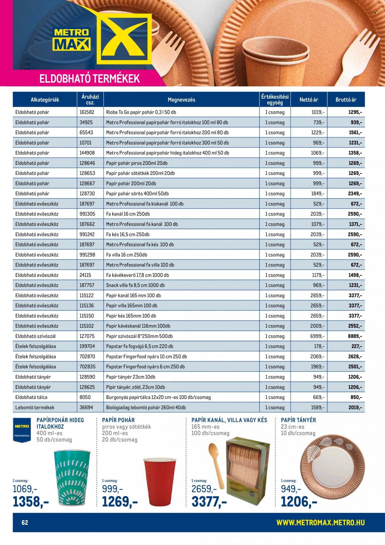 Metro akciós újságok - 2021.11.15 - 2022.02.13. Oldal 62