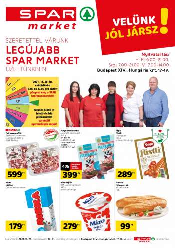 Újság SPAR market - 2021.11.25 - 2021.12.01.