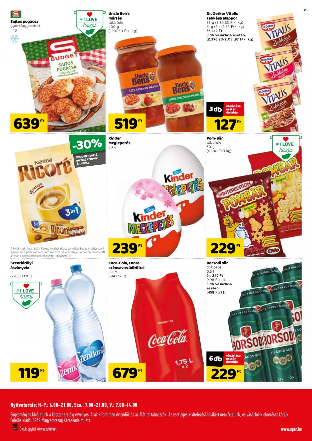 SPAR market akciós újságok - 2021.11.25 - 2021.12.01. Oldal 2