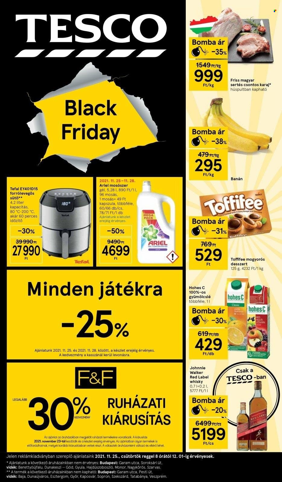 TESCO akciós újságok - 2021.11.25 - 2021.12.01. Oldal 1