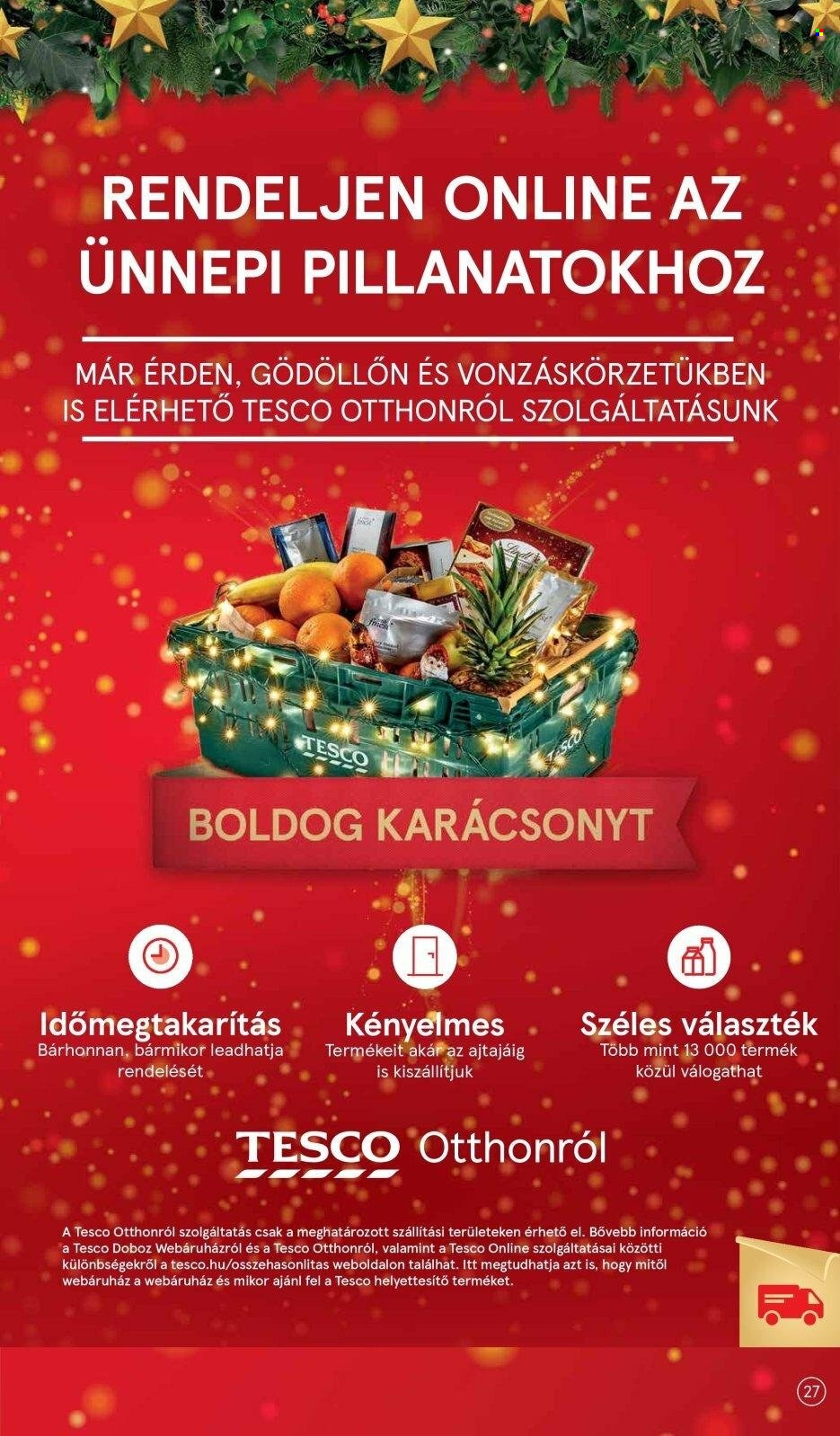 TESCO akciós újságok - 2021.11.25 - 2021.12.01. Oldal 27