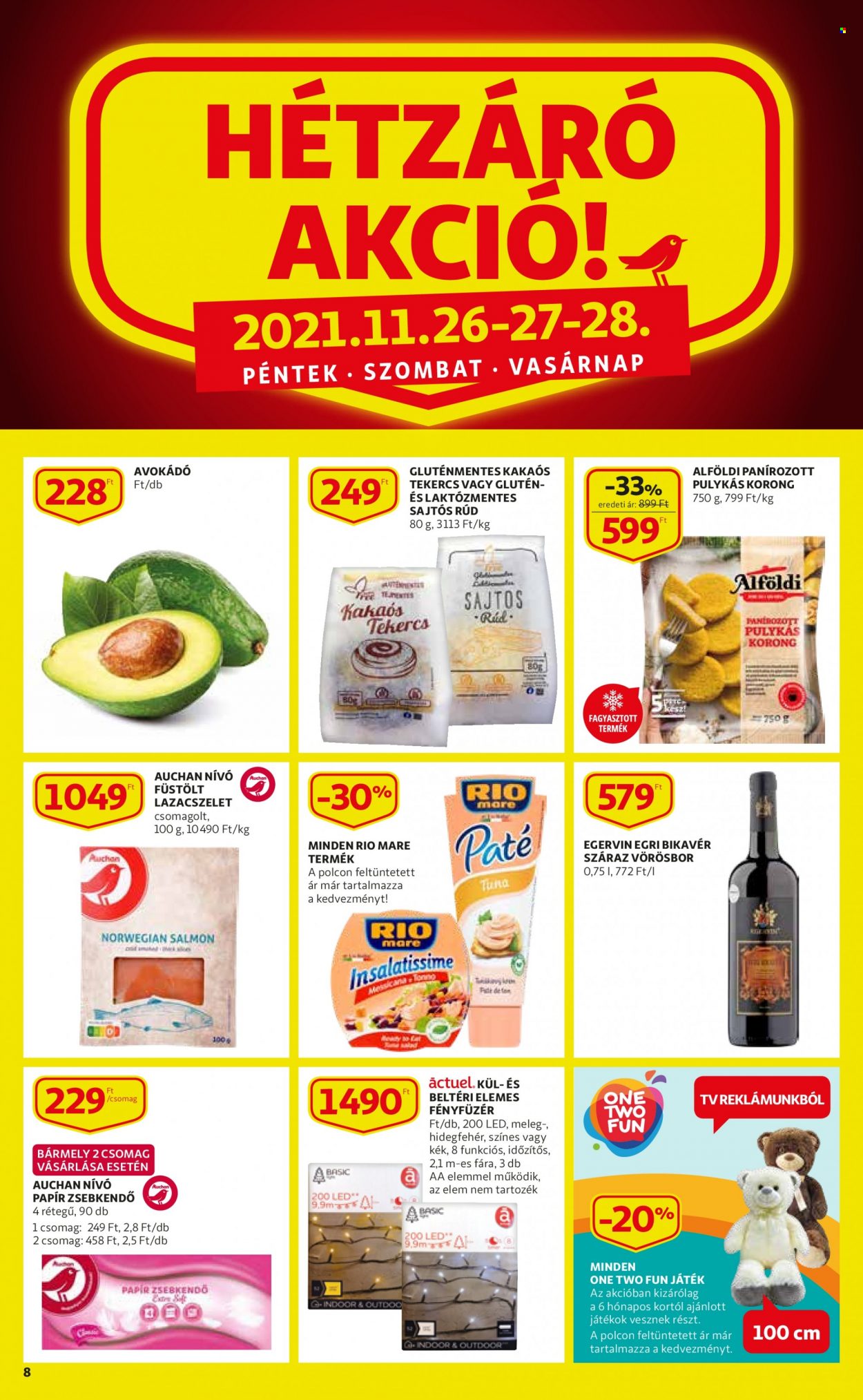 Auchan akciós újságok - 2021.11.25 - 2021.12.01. Oldal 8