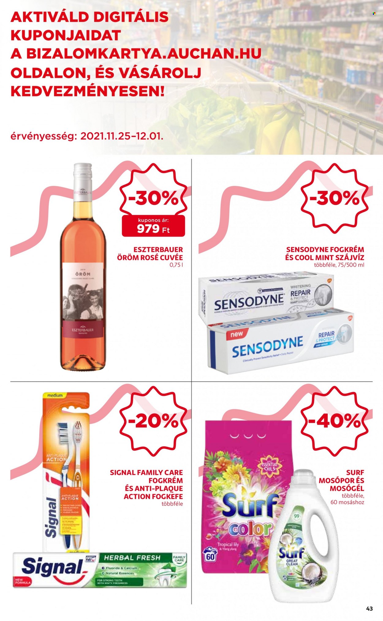 Auchan akciós újságok - 2021.11.25 - 2021.12.01. Oldal 43