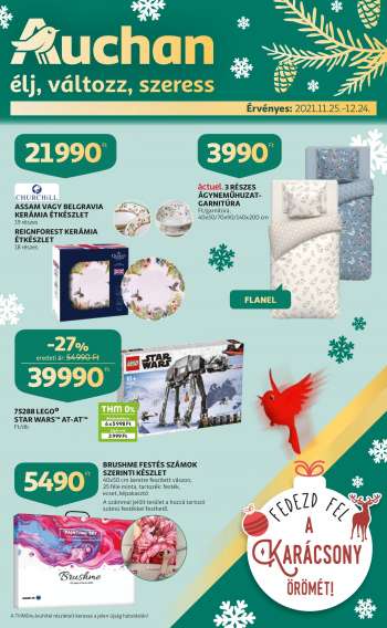 Újság Auchan - 2021.11.25 - 2021.12.24.