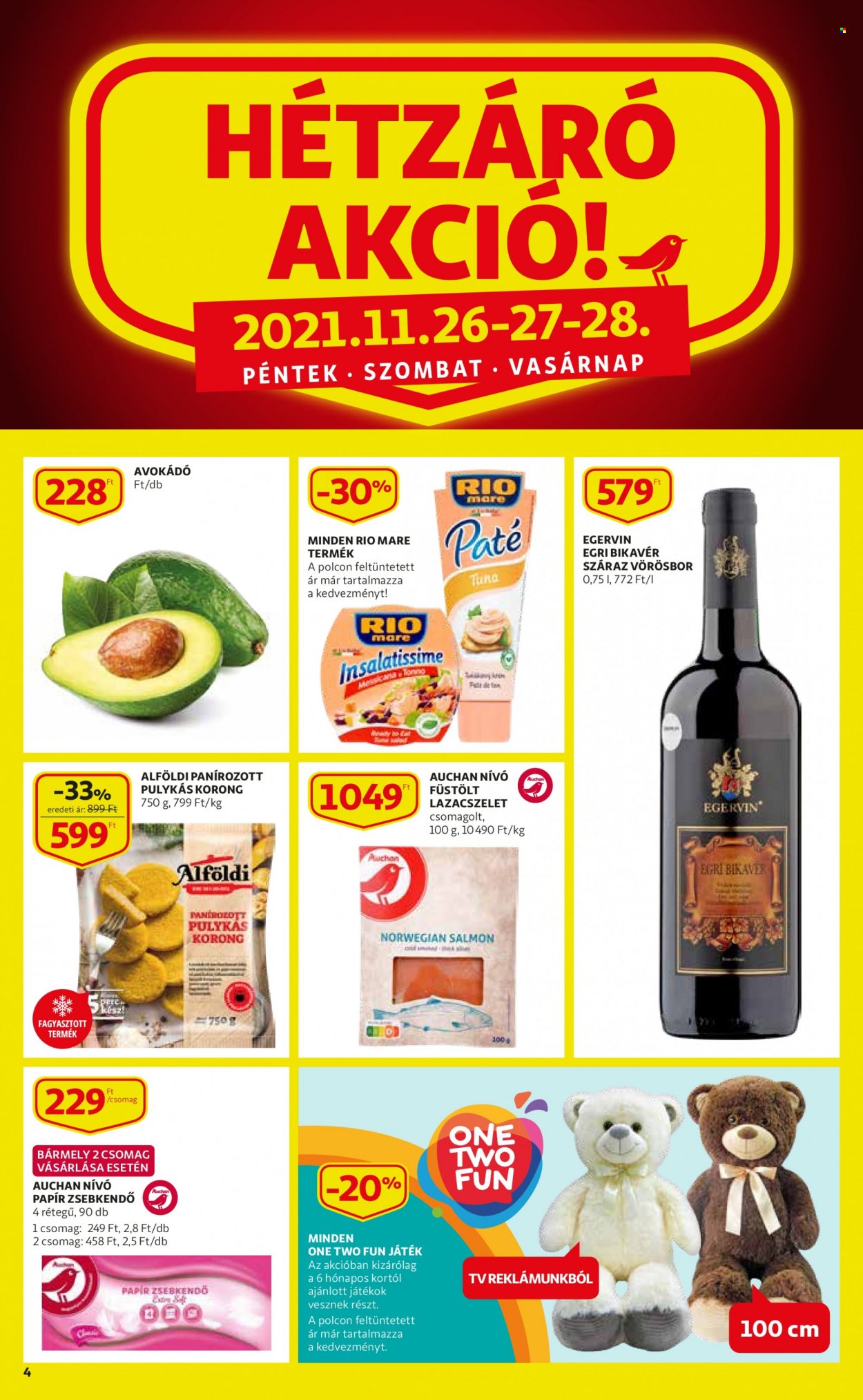 Auchan akciós újságok - 2021.11.25 - 2021.12.01. Oldal 4