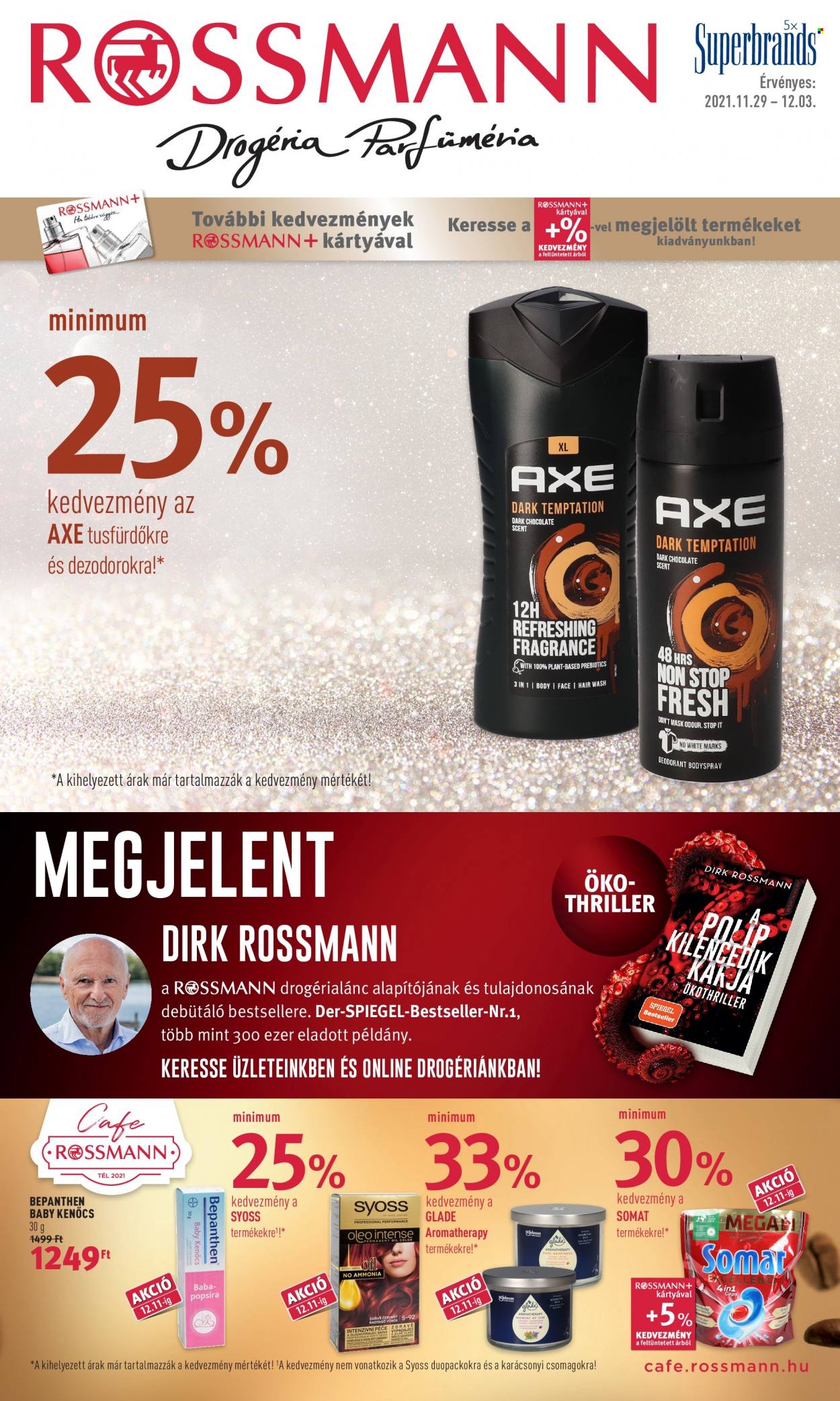 Rossmann akciós újságok - 2021.11.29 - 2021.12.03. Oldal 1