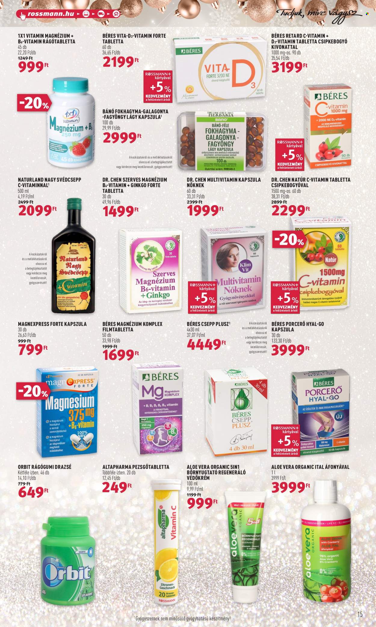 Rossmann akciós újságok - 2021.11.29 - 2021.12.03. Oldal 15