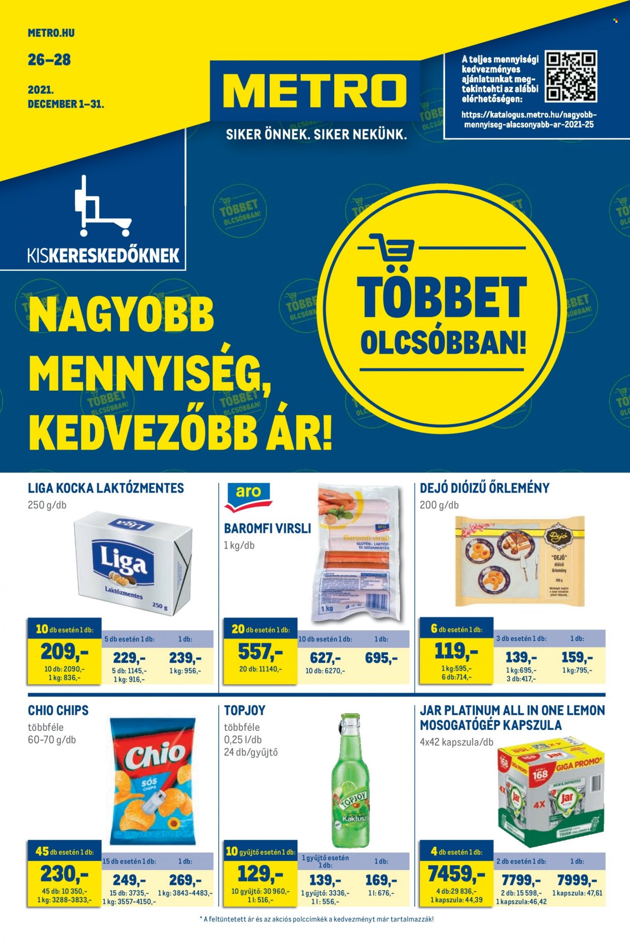 Metro akciós újságok - 2021.12.01 - 2021.12.31. Oldal 1