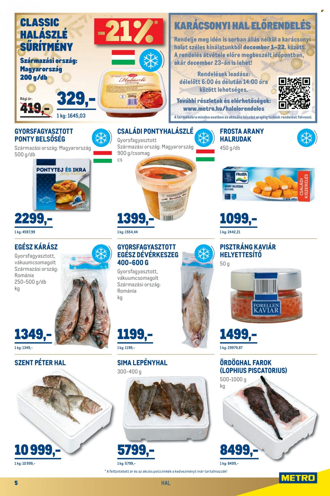 Metro akciós újságok - 2021.12.01 - 2021.12.14. Oldal 5