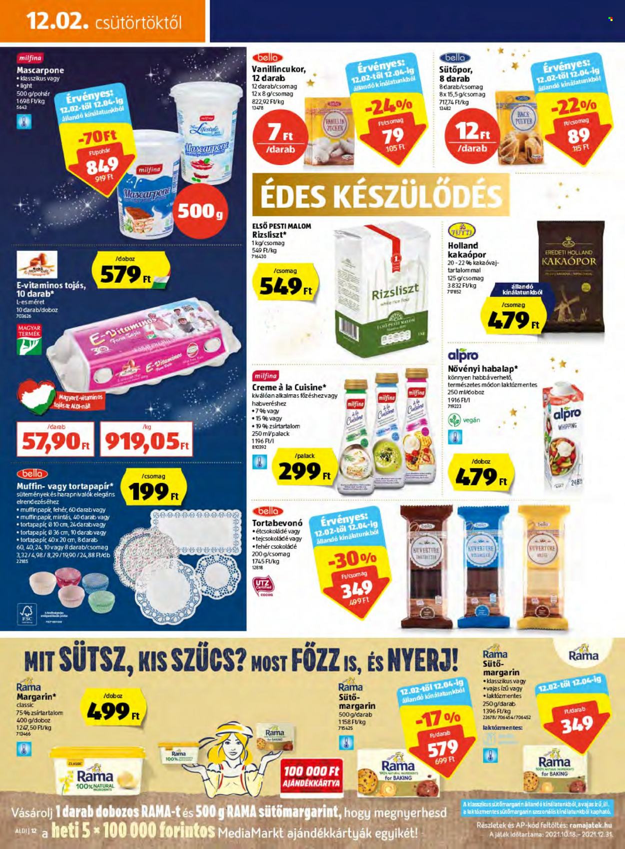 Aldi akciós újságok - 2021.12.02 - 2021.12.08. Oldal 12