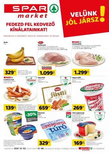 Újság SPAR market - 2021.12.02 - 2021.12.08.