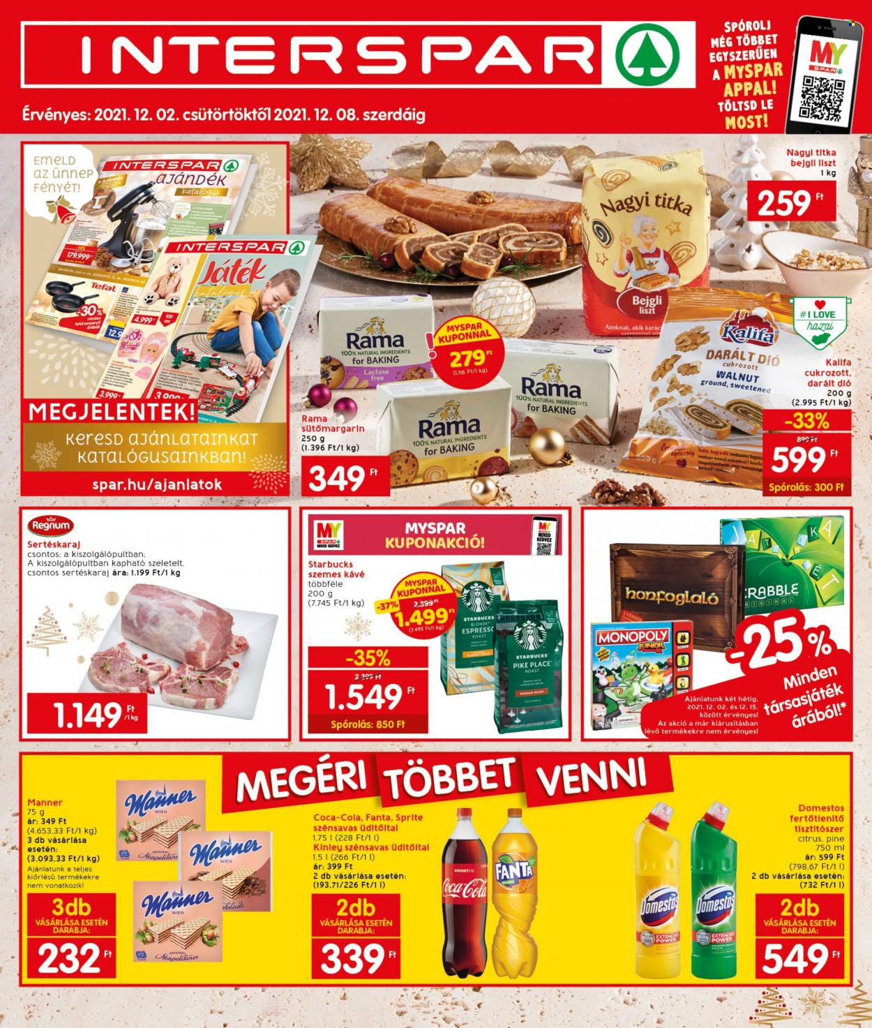 INTERSPAR akciós újságok - 2021.12.02 - 2021.12.08. Oldal 1