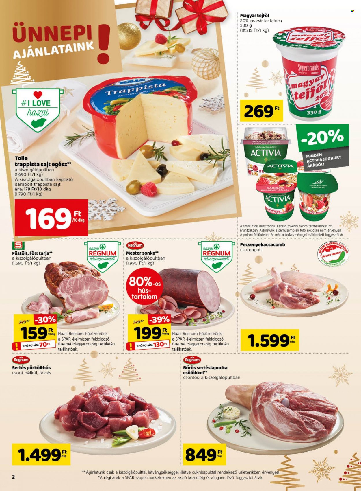 SPAR akciós újságok - 2021.12.02 - 2021.12.08. Oldal 2