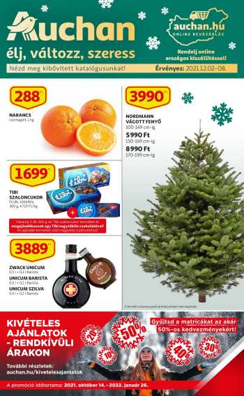 Újság Auchan - 2021.12.02 - 2021.12.08.