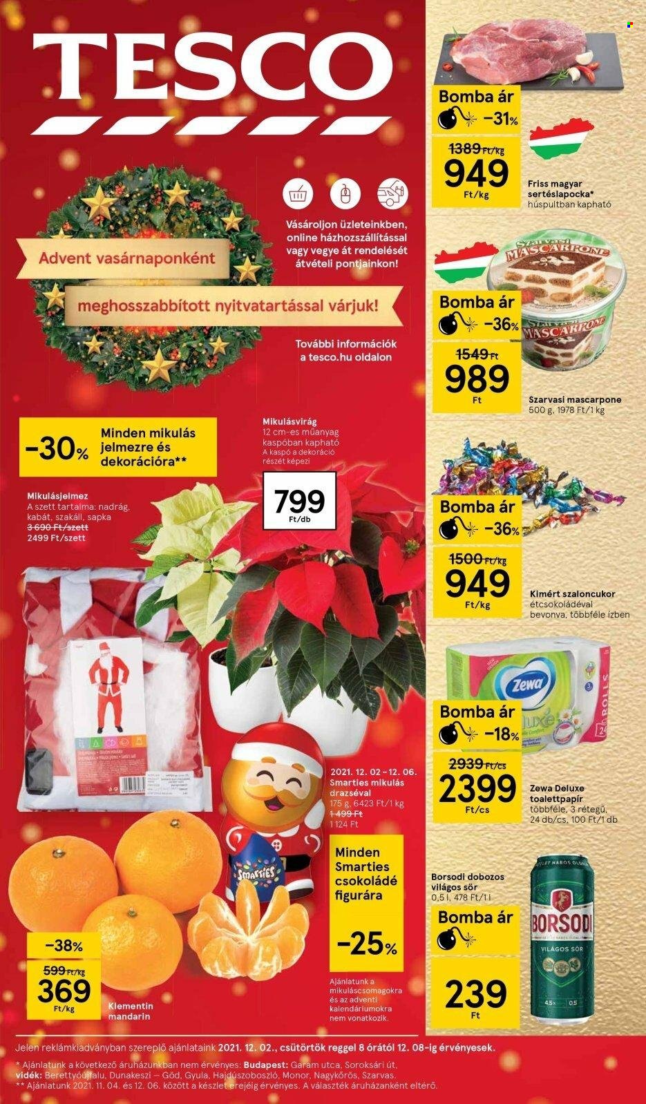 TESCO akciós újságok - 2021.12.02 - 2021.12.08. Oldal 1