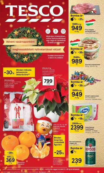 Újság TESCO - 2021.12.02 - 2021.12.08.