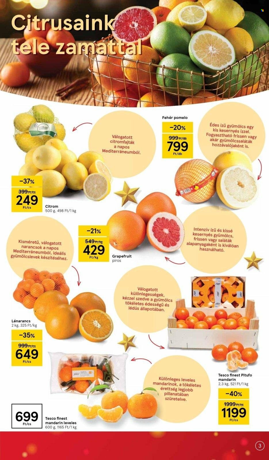 TESCO akciós újságok - 2021.12.02 - 2021.12.08. Oldal 3