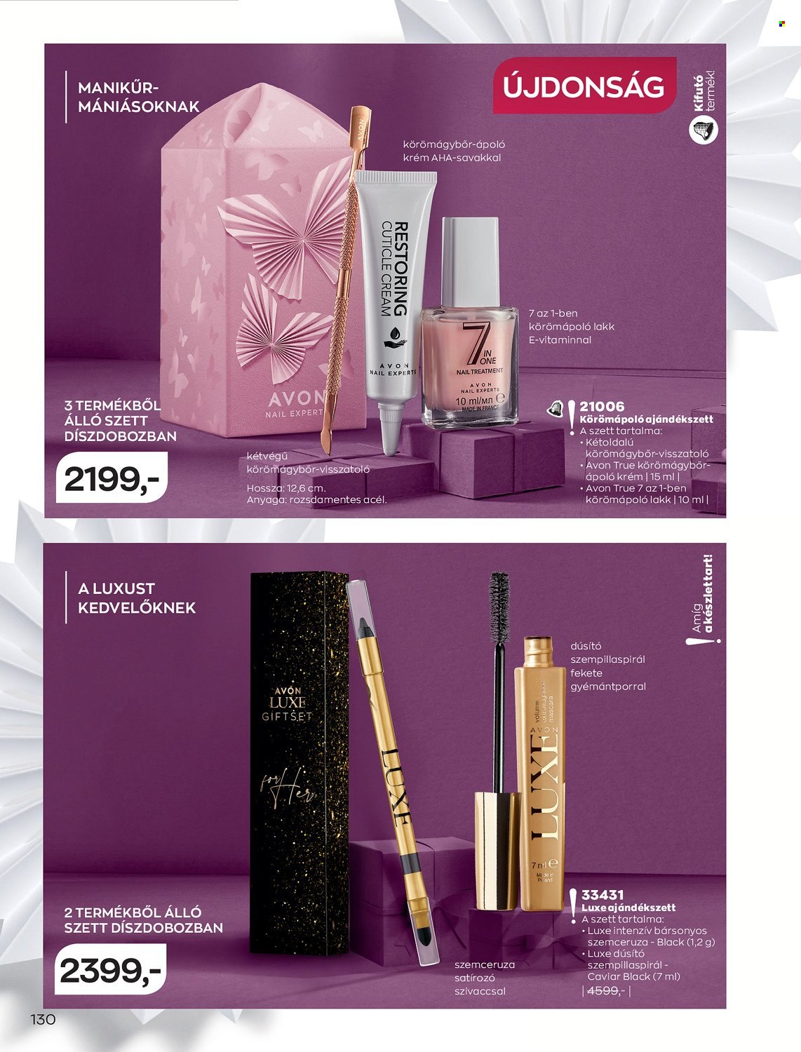 Avon akciós újságok - 2021.12.01 - 2021.12.31. Oldal 132