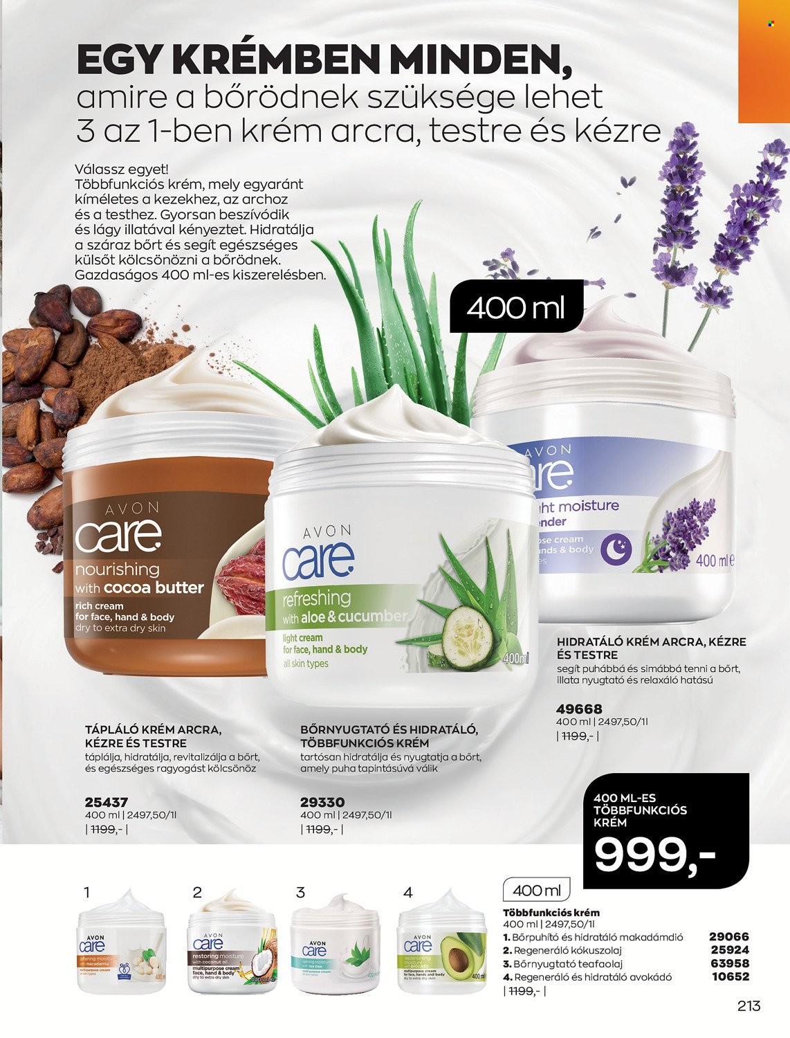 Avon akciós újságok - 2021.12.01 - 2021.12.31. Oldal 215