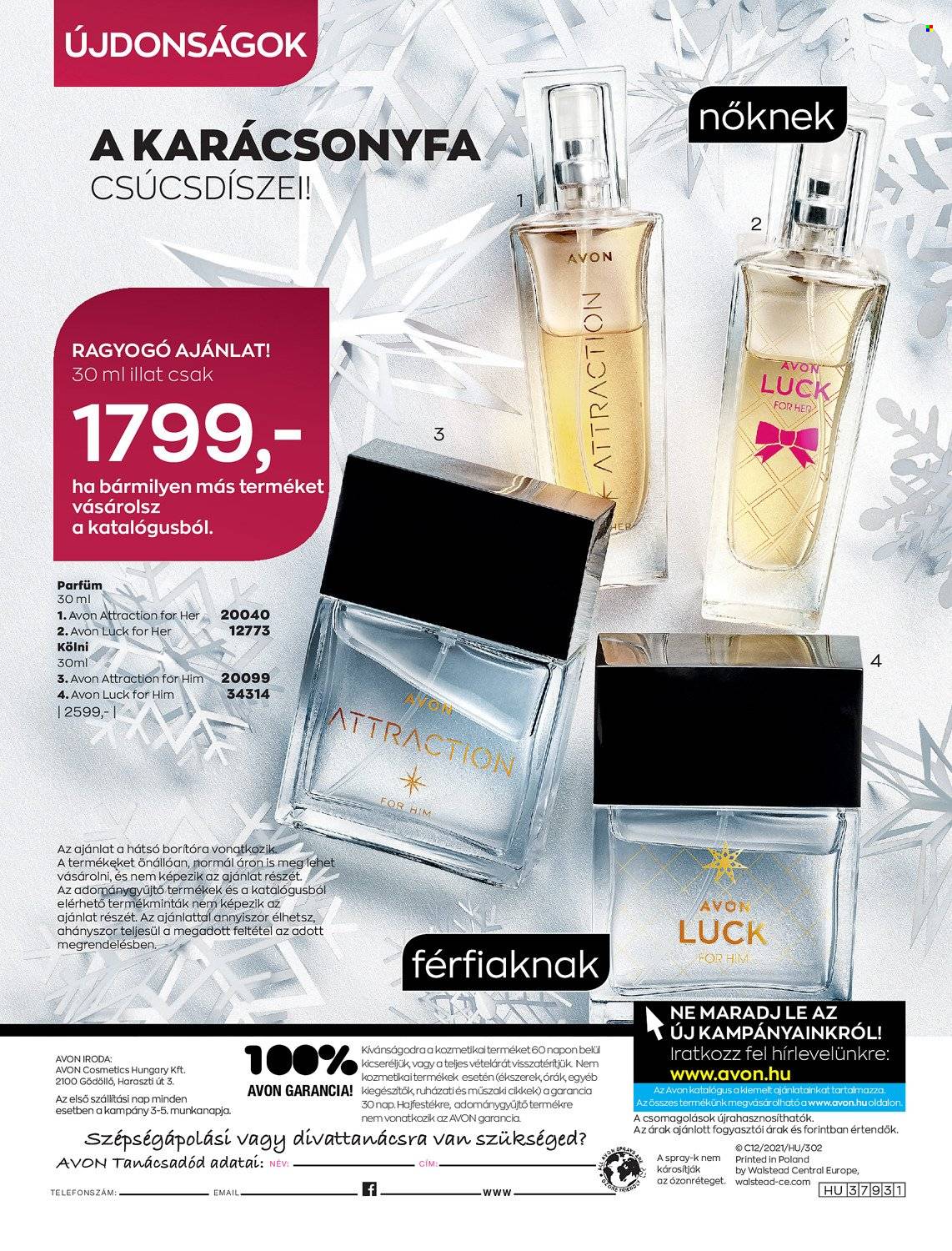Avon akciós újságok - 2021.12.01 - 2021.12.31. Oldal 266