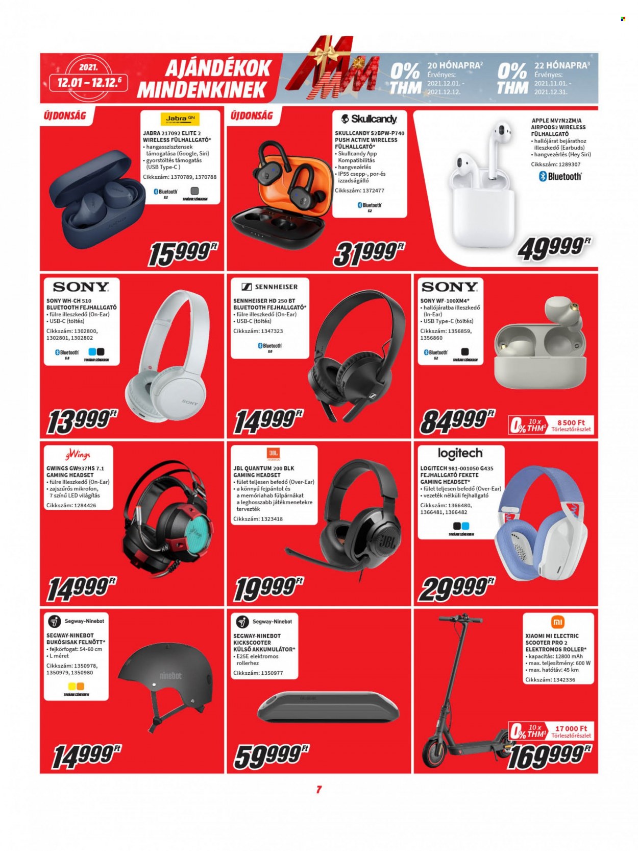 MediaMarkt akciós újságok - 2021.12.01 - 2021.12.12. Oldal 7