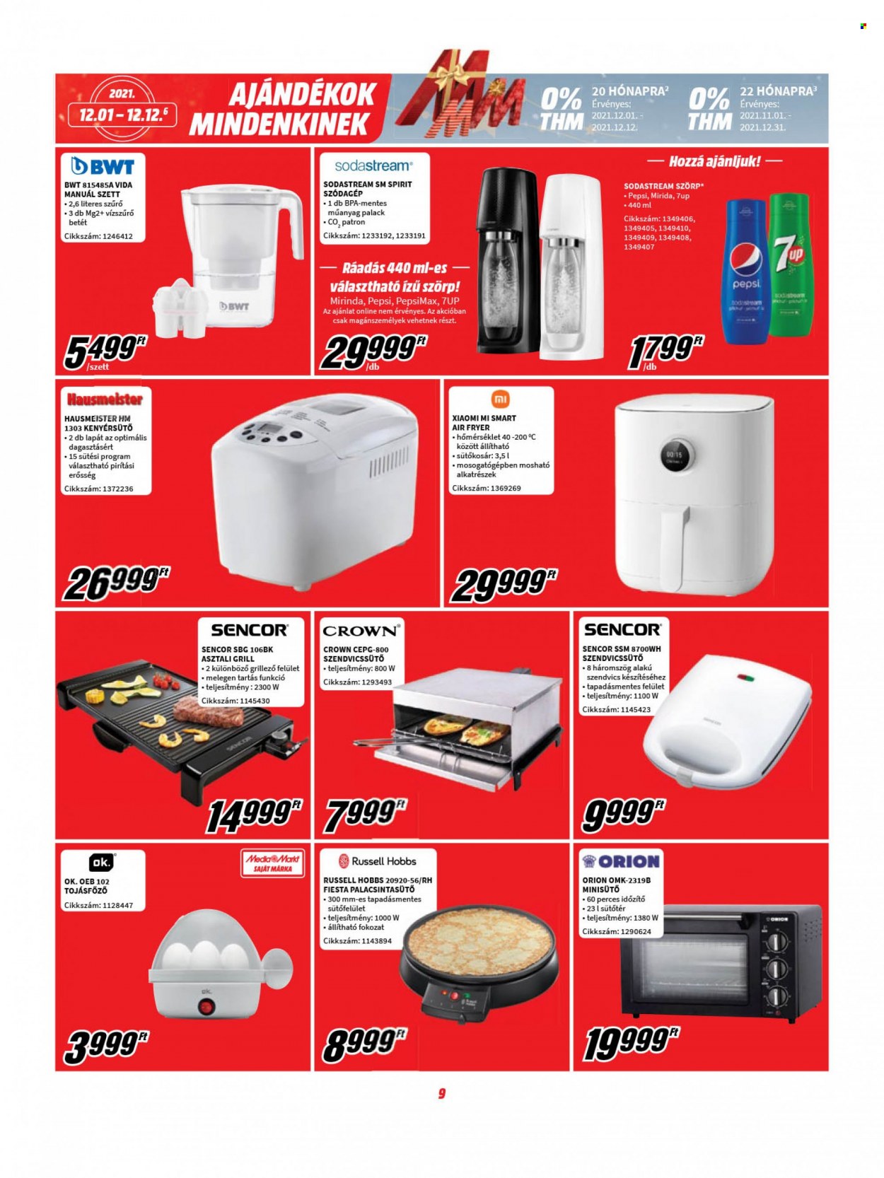 MediaMarkt akciós újságok - 2021.12.01 - 2021.12.12. Oldal 9