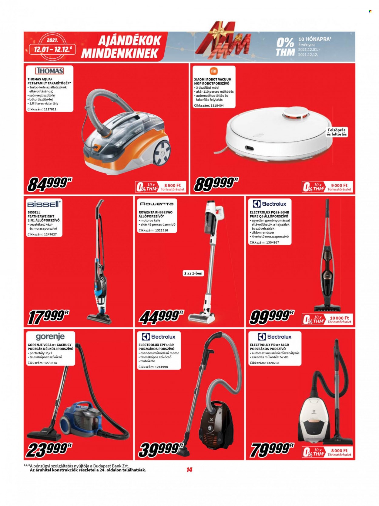 MediaMarkt akciós újságok - 2021.12.01 - 2021.12.12. Oldal 14