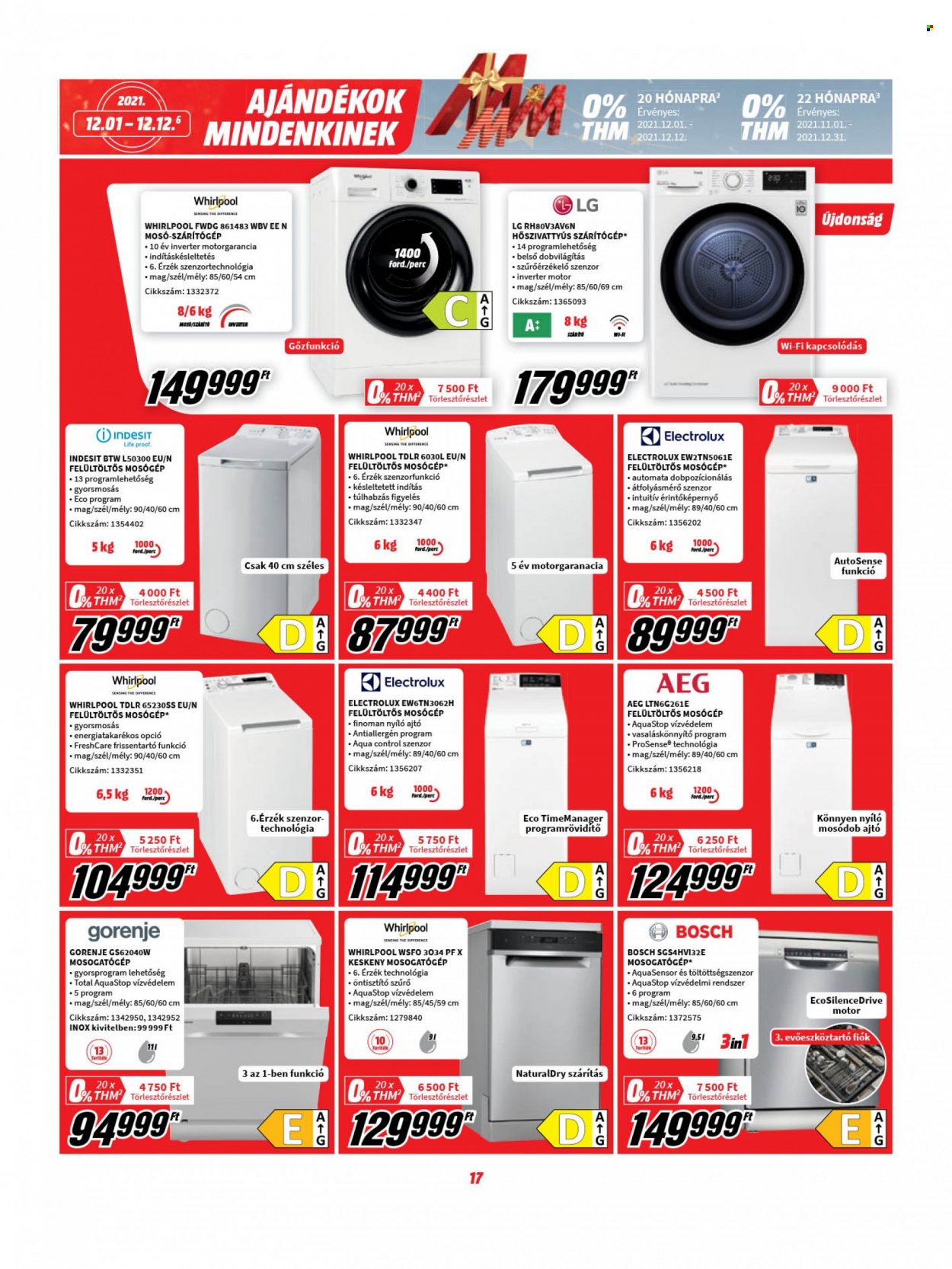 MediaMarkt akciós újságok - 2021.12.01 - 2021.12.12. Oldal 17
