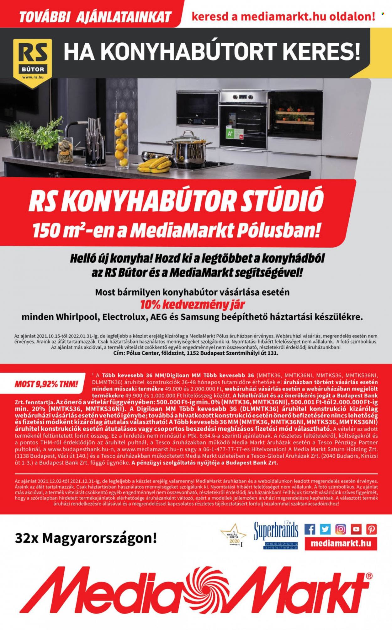 MediaMarkt akciós újságok - 2021.12.02 - 2021.12.31. Oldal 20