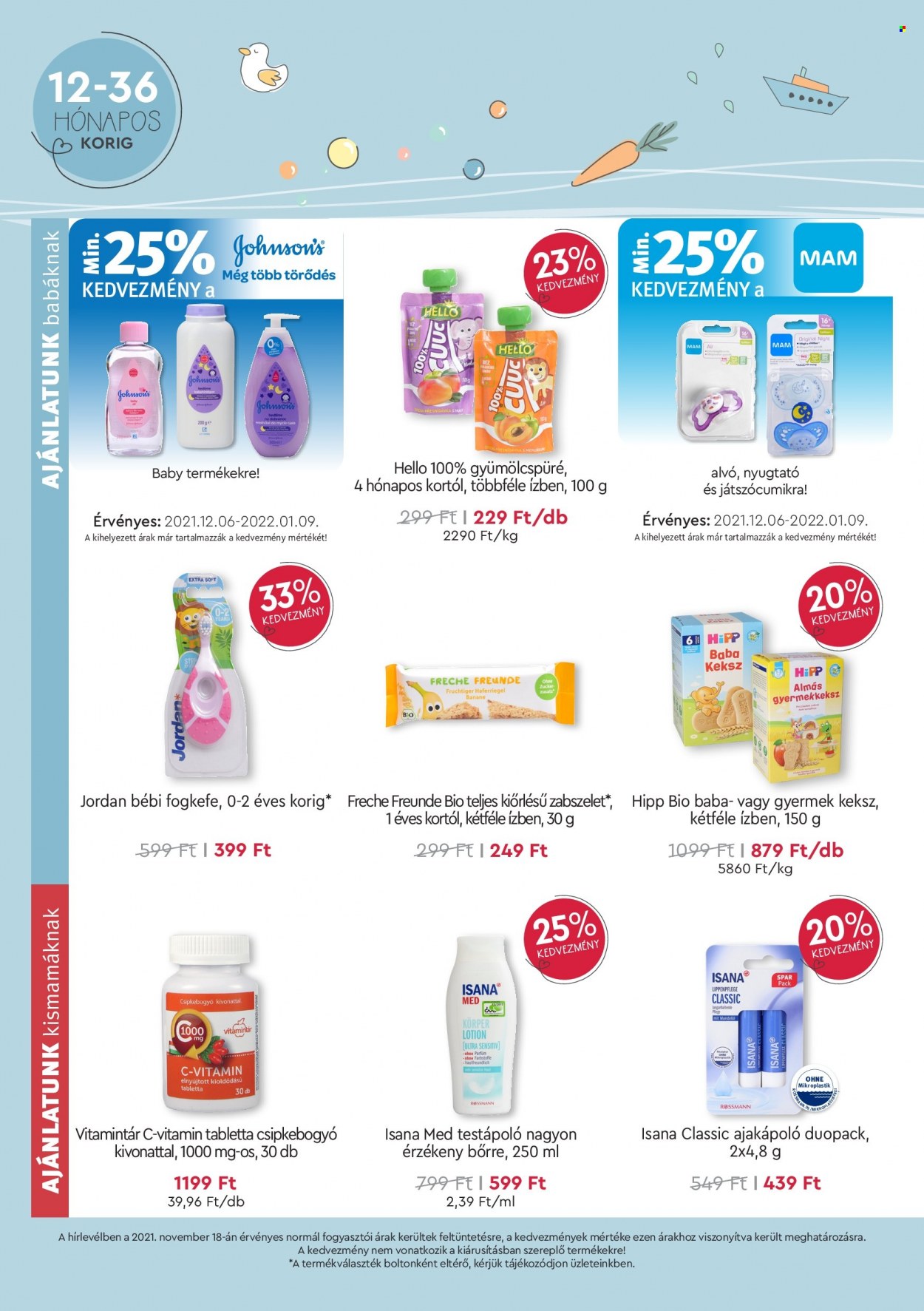 Rossmann akciós újságok - 2021.12.06 - 2022.01.09. Oldal 6