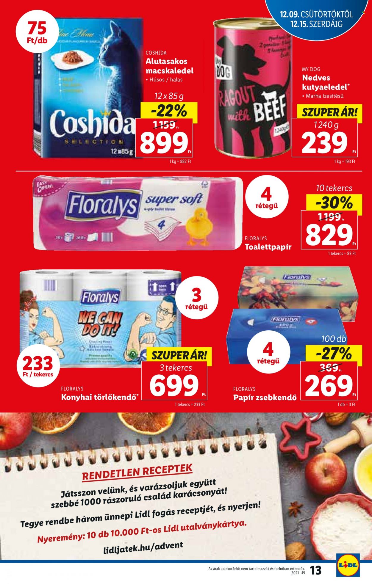 Lidl akciós újságok - 2021.12.09 - 2021.12.15. Oldal 13