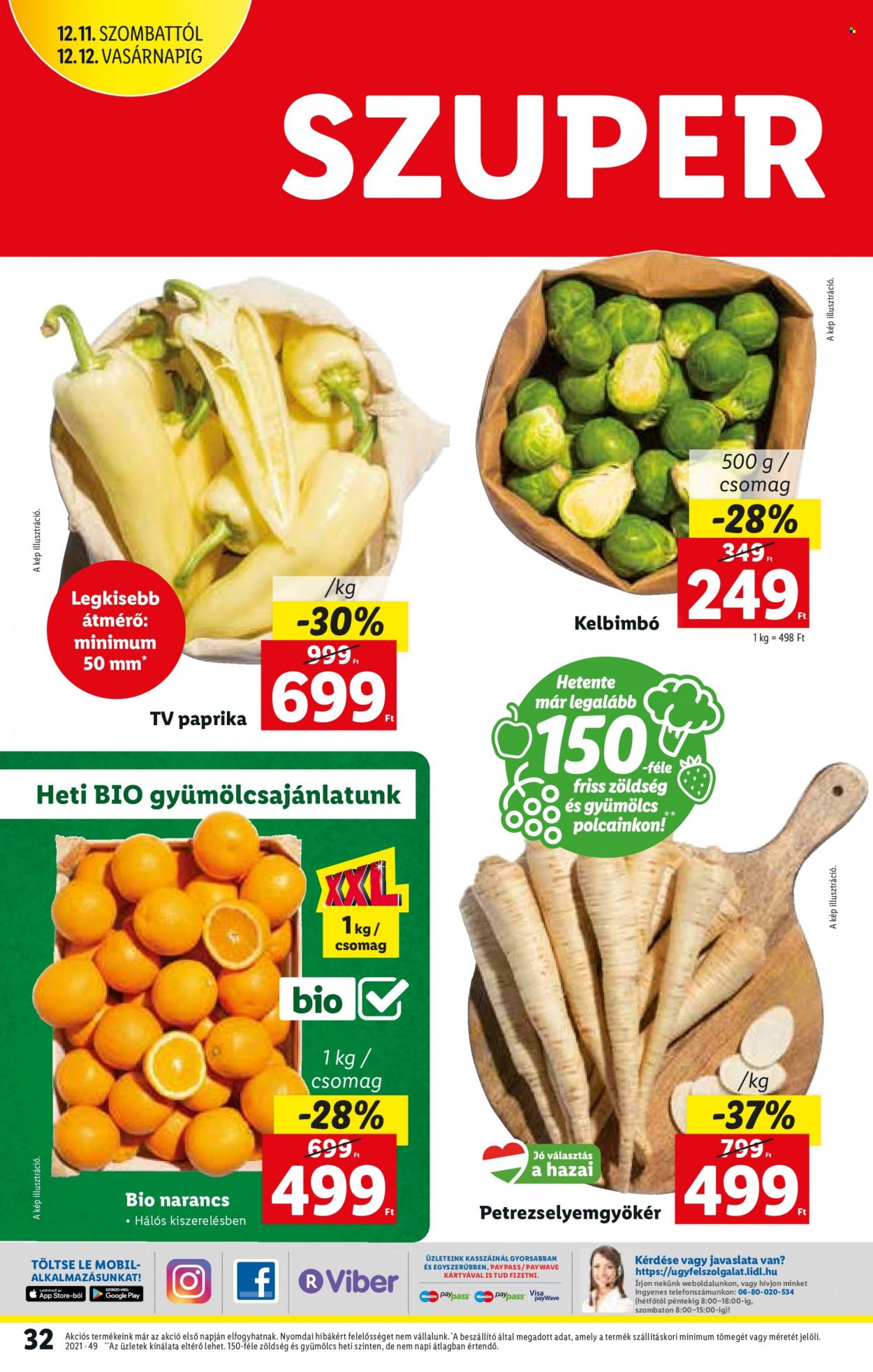 Lidl akciós újságok - 2021.12.09 - 2021.12.15. Oldal 32