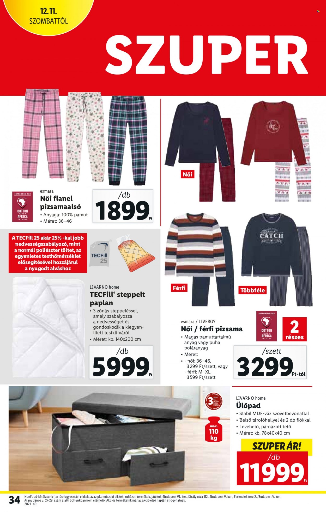 Lidl akciós újságok - 2021.12.09 - 2021.12.15. Oldal 34