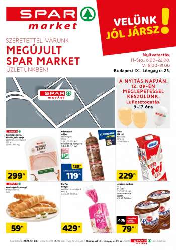 Újság SPAR market - 2021.12.09 - 2021.12.15.
