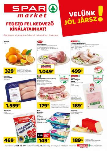 Újság SPAR market - 2021.12.09 - 2021.12.15.