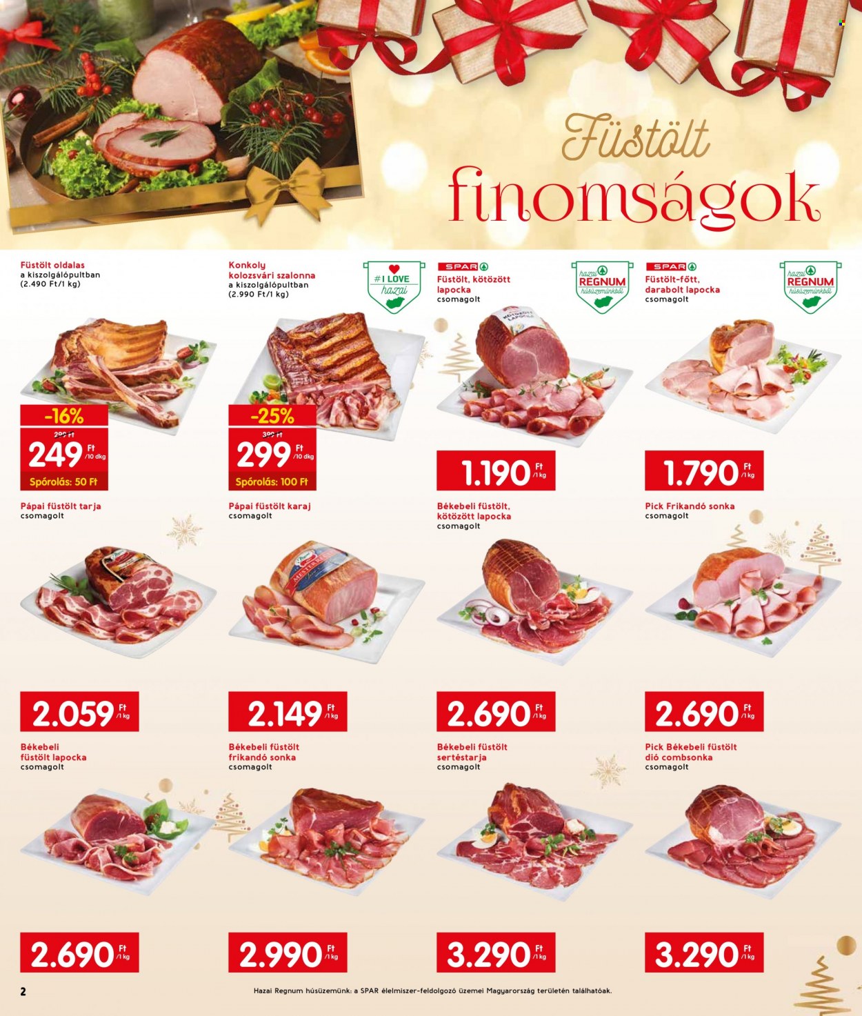 INTERSPAR akciós újságok - 2021.12.09 - 2021.12.15. Oldal 2