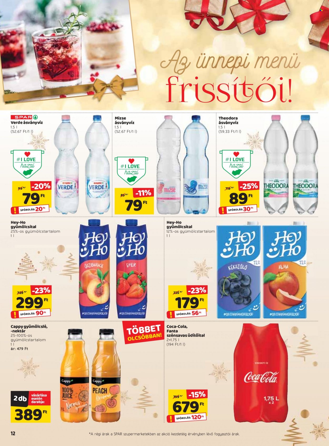 SPAR akciós újságok - 2021.12.09 - 2021.12.15. Oldal 12