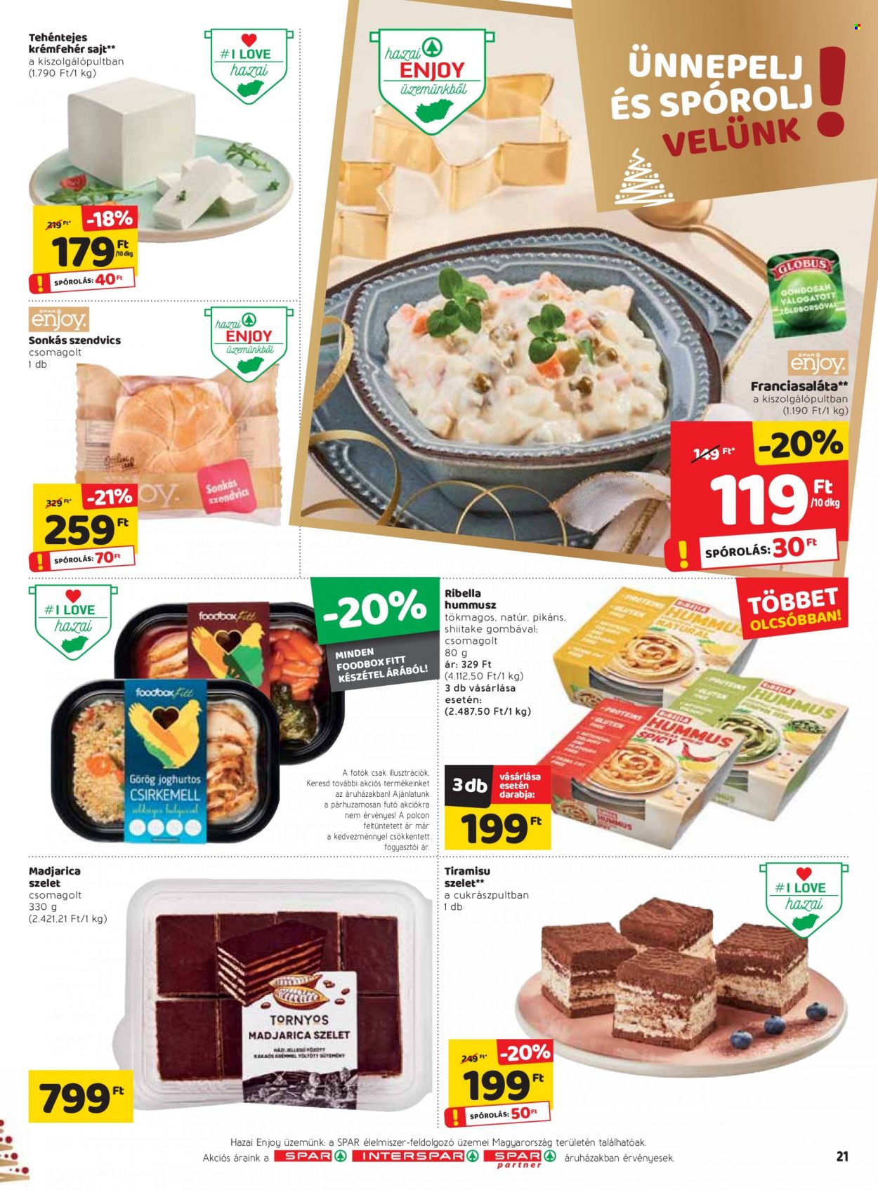 SPAR akciós újságok - 2021.12.09 - 2021.12.15. Oldal 21