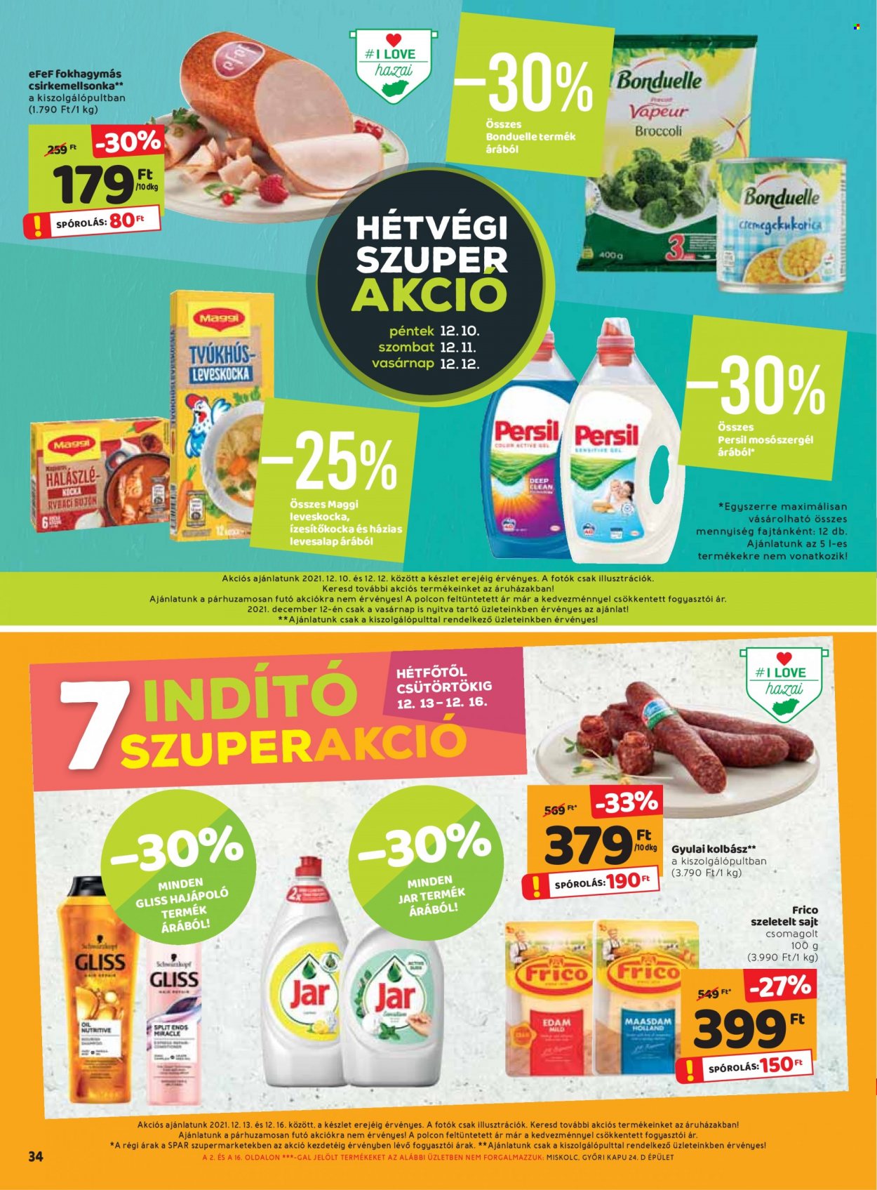 SPAR akciós újságok - 2021.12.09 - 2021.12.15. Oldal 34