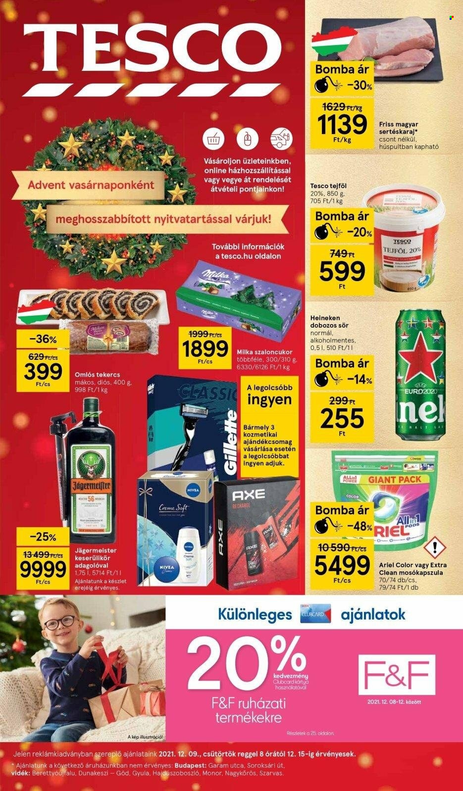 TESCO akciós újságok - 2021.12.09 - 2021.12.15. Oldal 1