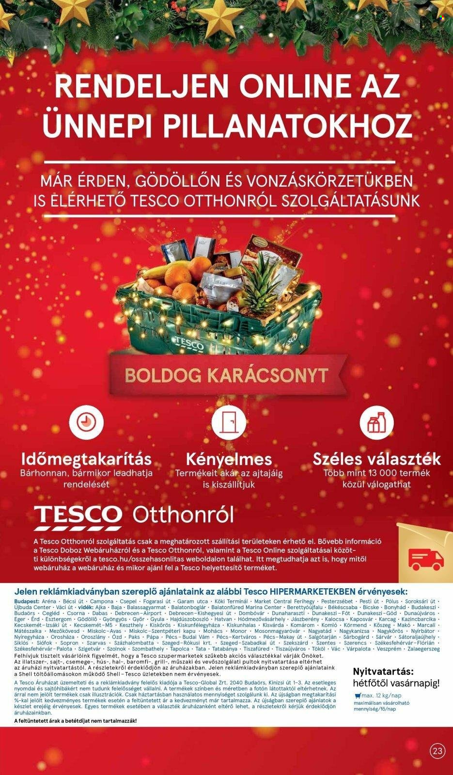TESCO akciós újságok - 2021.12.09 - 2021.12.15. Oldal 23