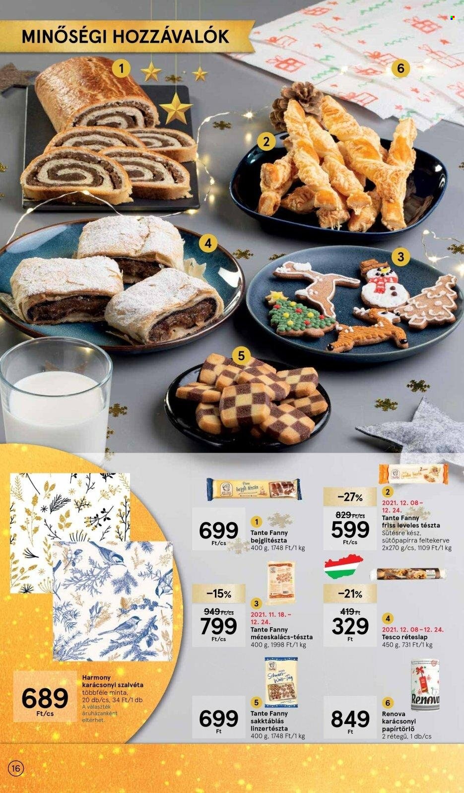 TESCO akciós újságok - 2021.12.08 - 2021.12.24. Oldal 16