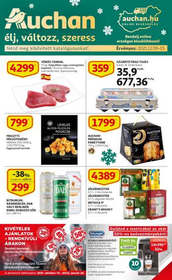Újság Auchan - 2021.12.09 - 2021.12.15.