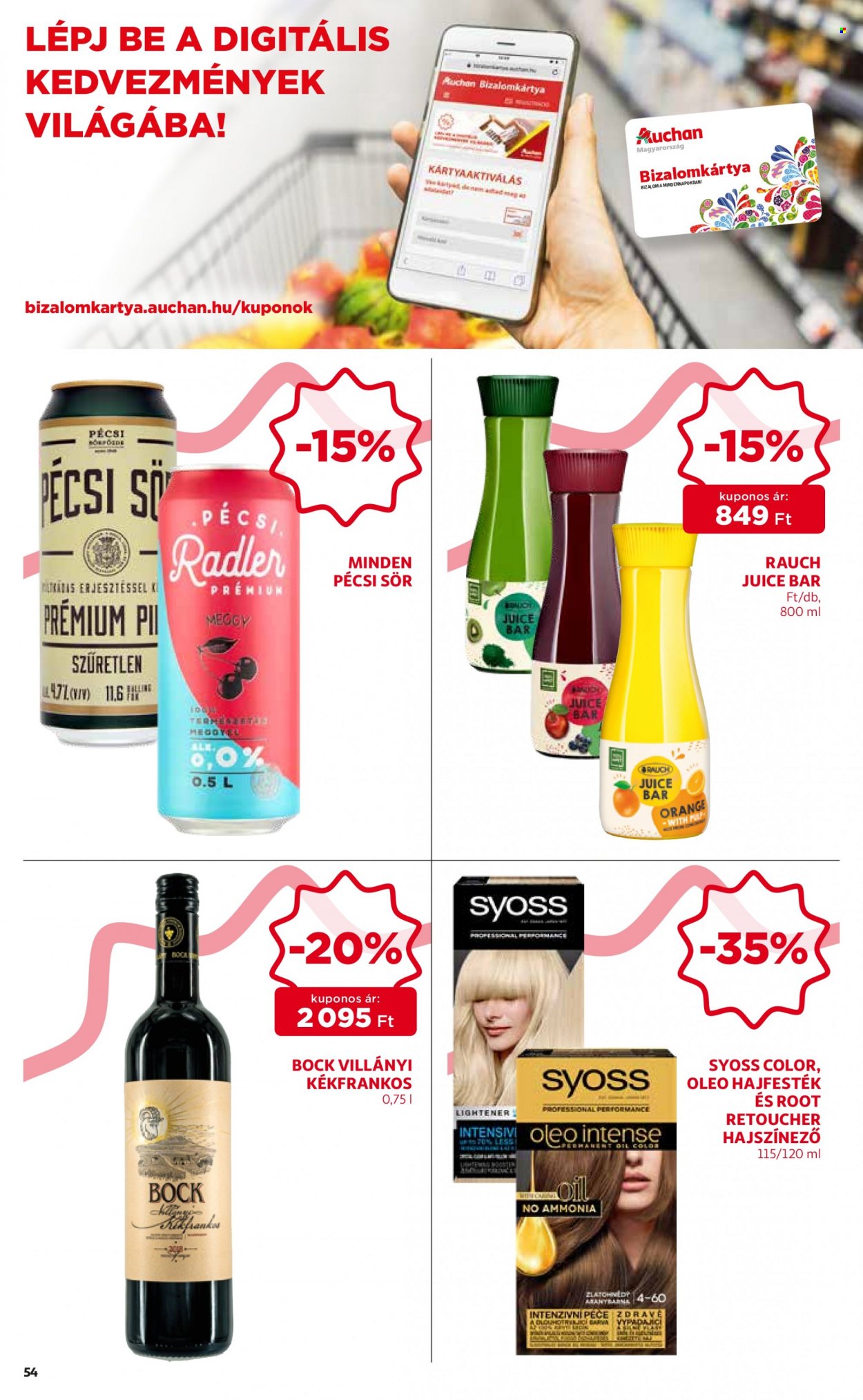 Auchan akciós újságok - 2021.12.09 - 2021.12.15. Oldal 54