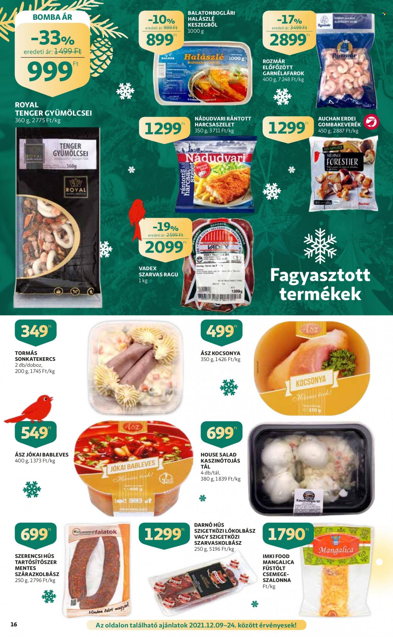 Auchan akciós újságok - 2021.12.09 - 2021.12.15. Oldal 16