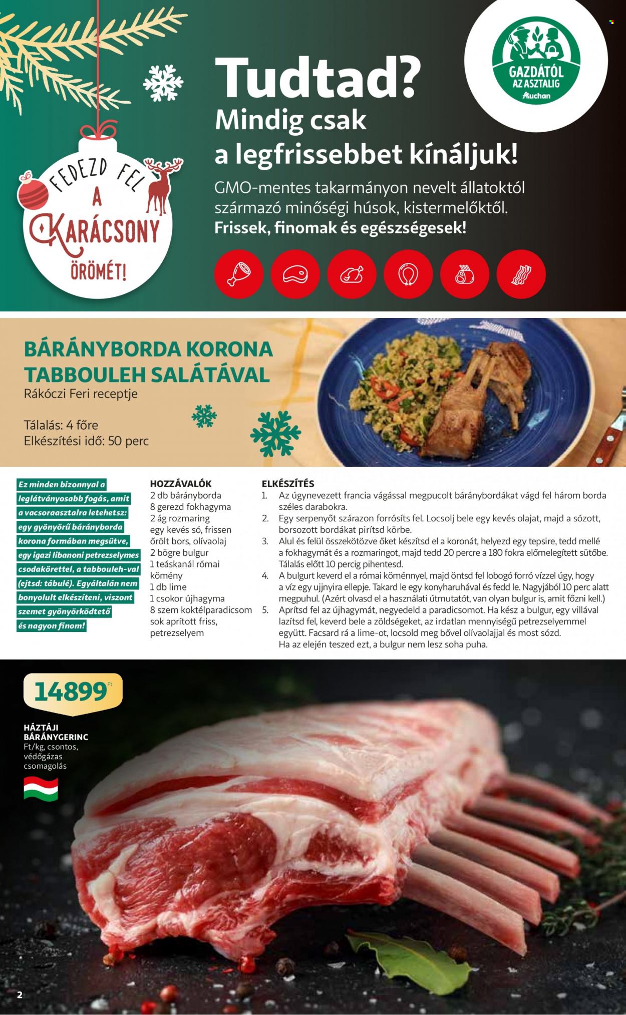 Auchan akciós újságok - 2021.12.09 - 2021.12.24. Oldal 2