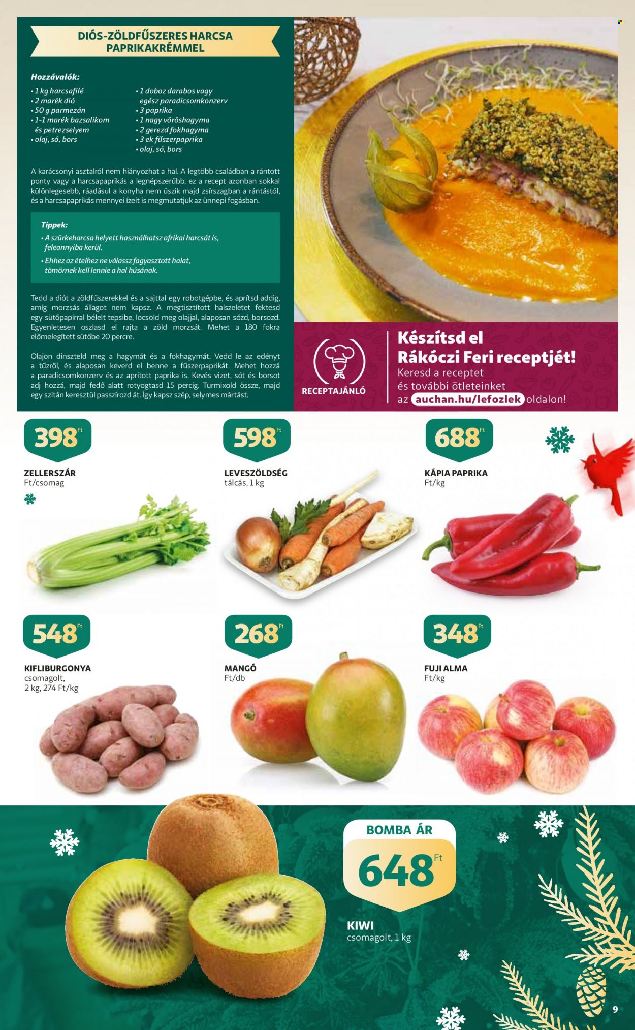 Auchan akciós újságok - 2021.12.09 - 2021.12.24. Oldal 9