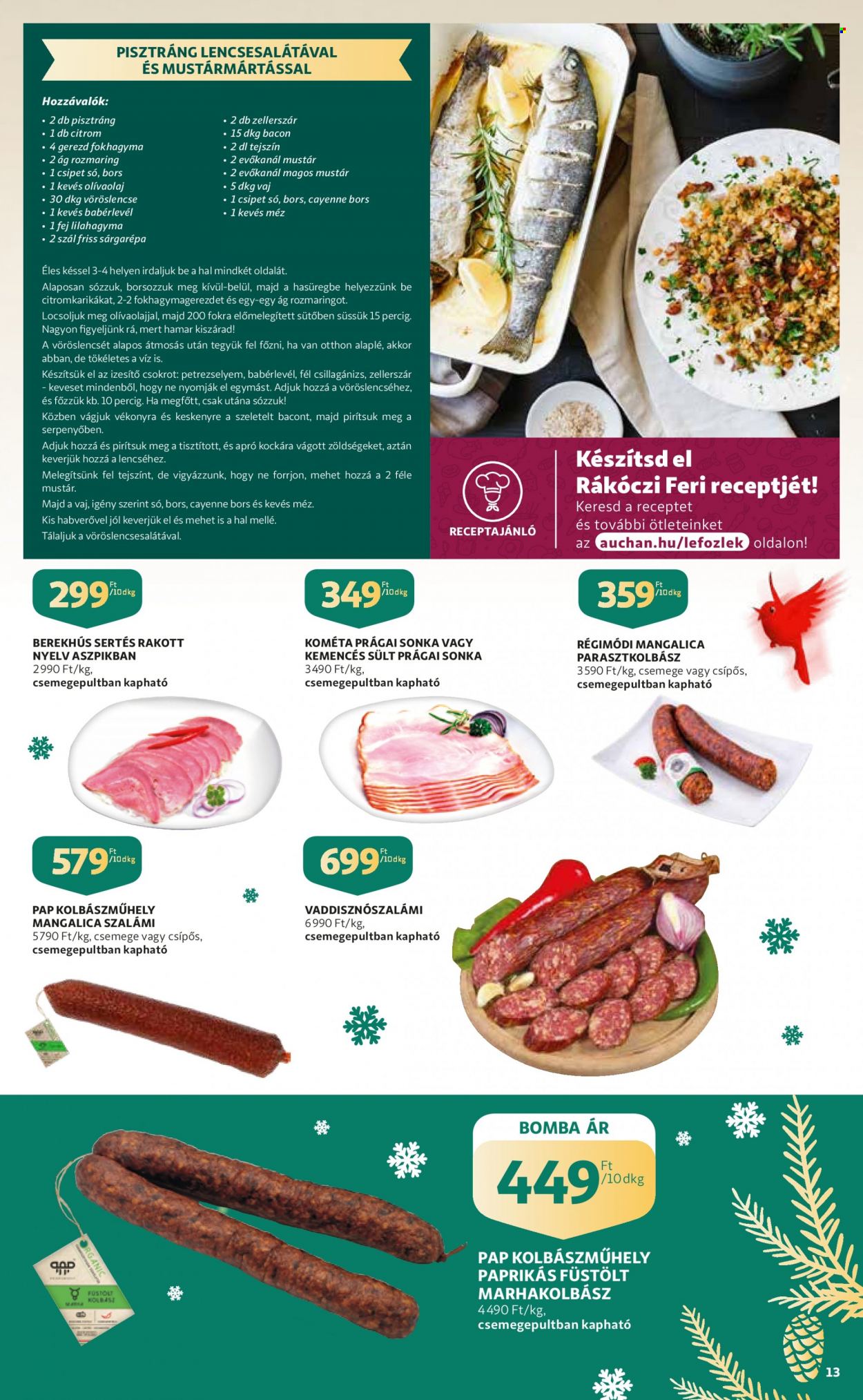 Auchan akciós újságok - 2021.12.09 - 2021.12.24. Oldal 13