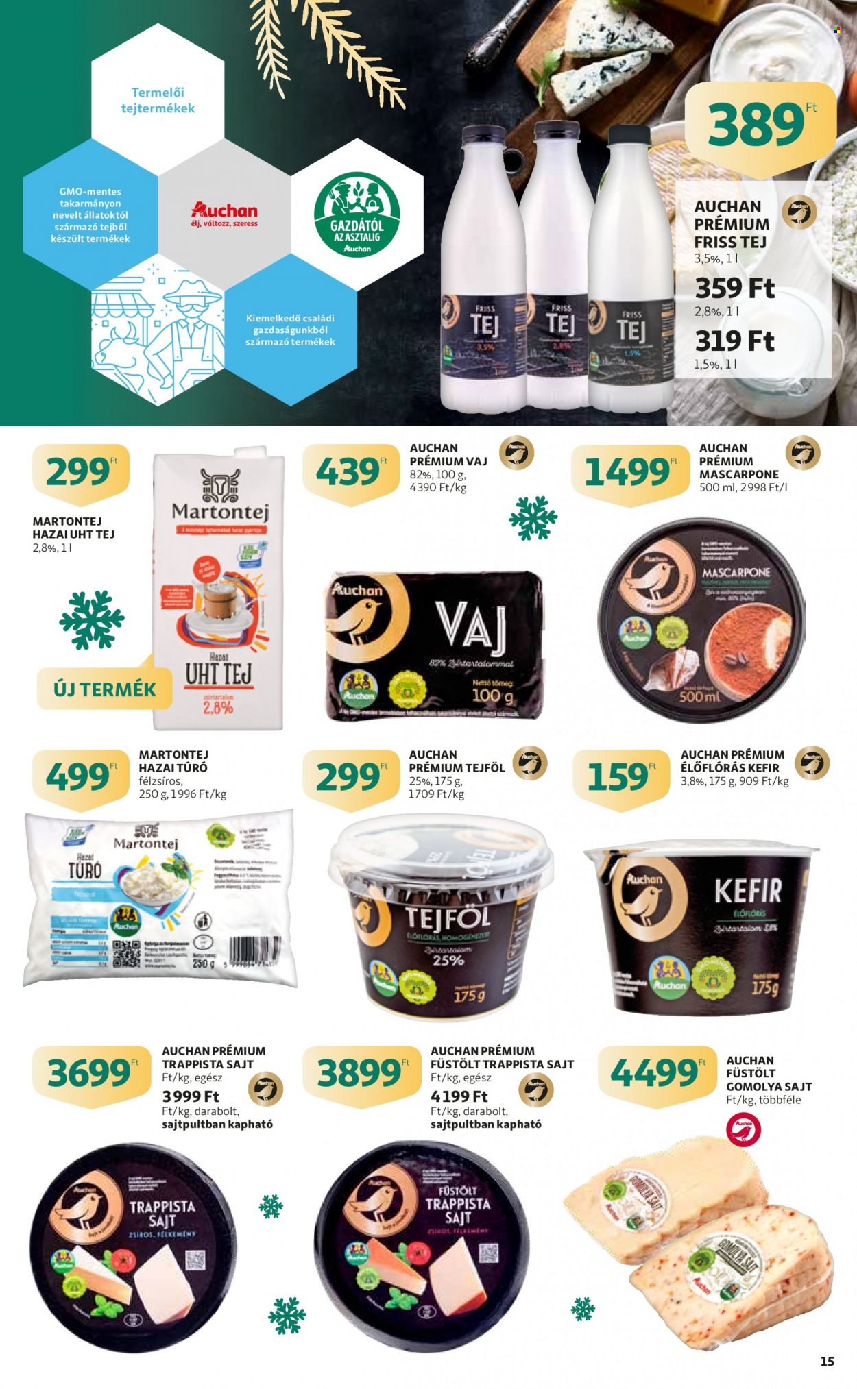 Auchan akciós újságok - 2021.12.09 - 2021.12.24. Oldal 15