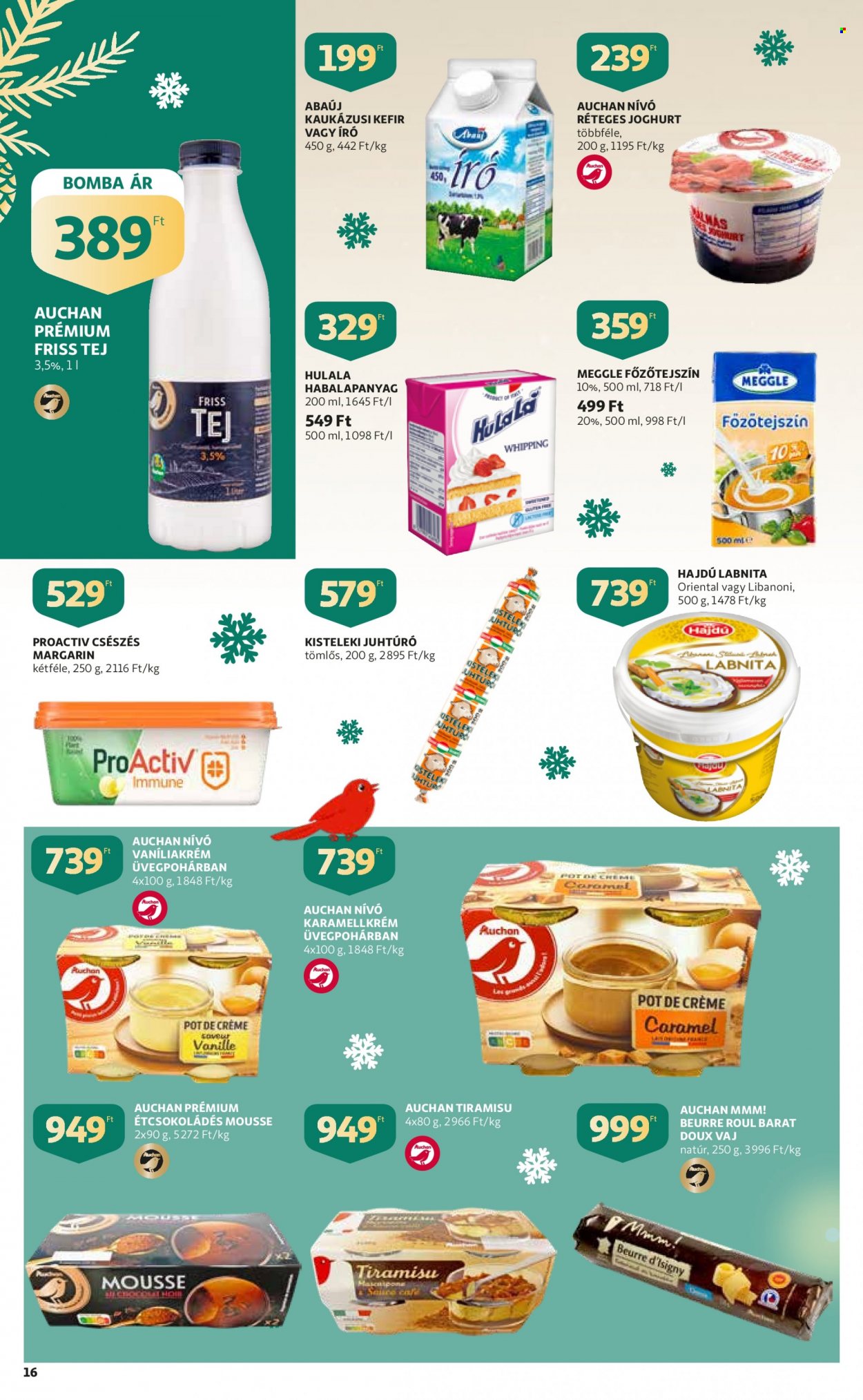 Auchan akciós újságok - 2021.12.09 - 2021.12.24. Oldal 16